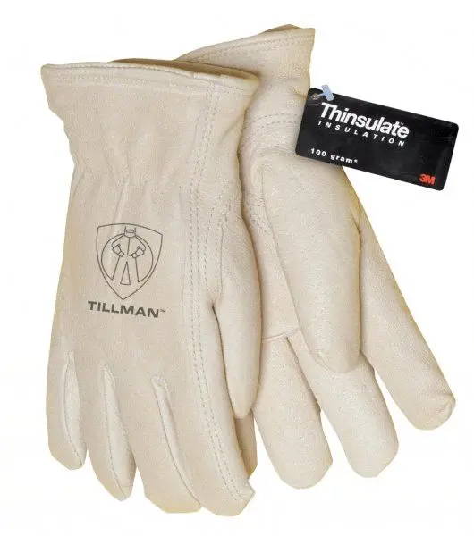 Tillman 1419 Thinsulate-Insulated Pigskin Winter Gloves – Top-Grain Leather, Per Pair
