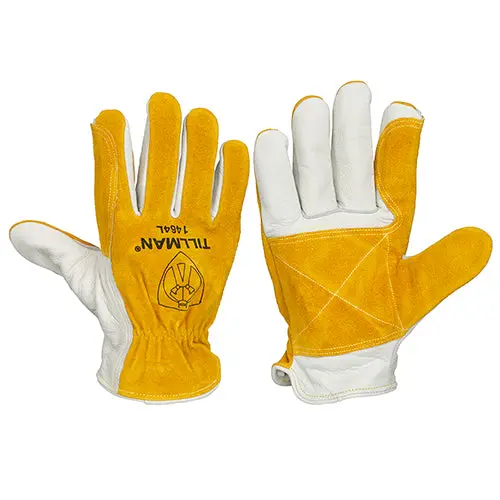 Tillman 1464 Double-Palm Drivers Gloves – Top Grain & Split Cowhide