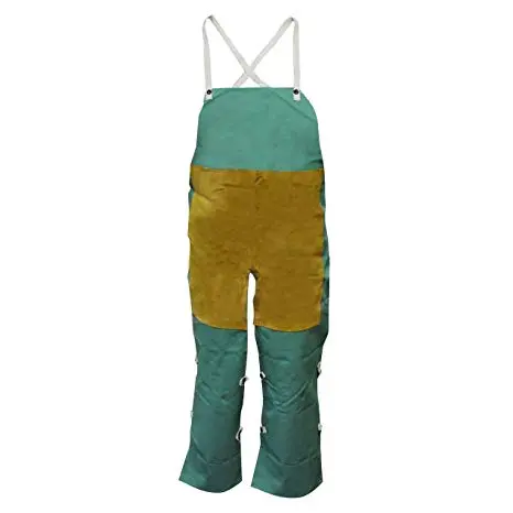 Tillman 24″ x 48″ Split-Leg Flame-Damaged Apron with Reinforced Leather Patch