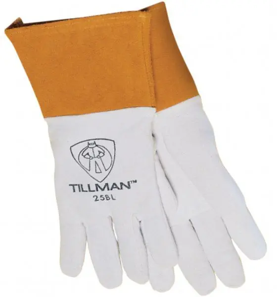 Tillman 25B Lightweight Pearl Deerskin Welding Gloves (4″ Cuff, 1 Pair)