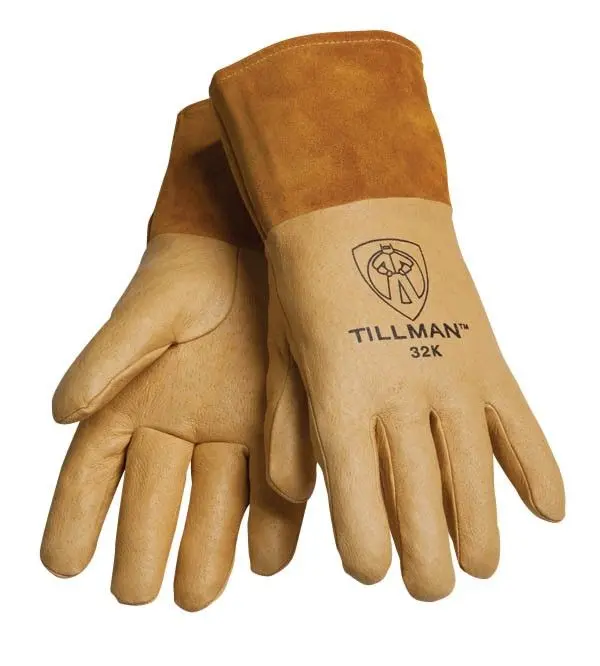 Tillman 32K Pigskin MIG Gloves with Kevlar Lining (Heavy-Duty, 1 Pair)