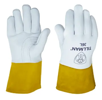 Tillman 36L Premium Heavy-Duty MIG Welding Gloves – Top-Grain Elkskin with Foam-Lined Back