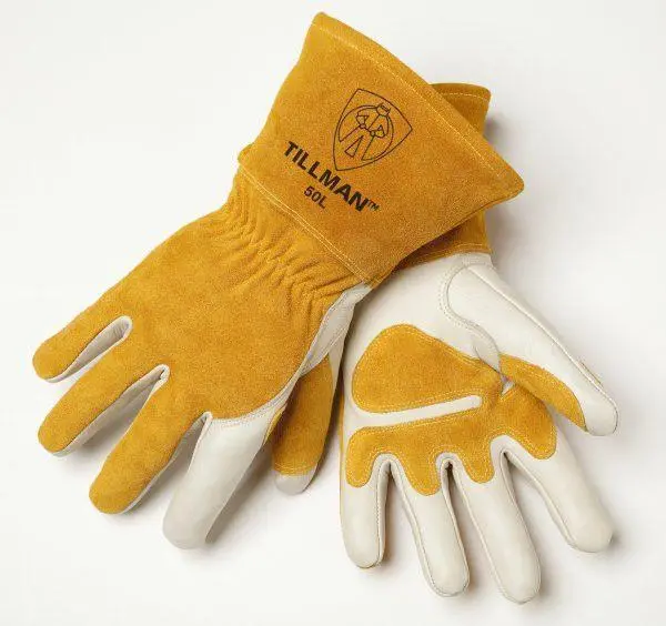 Tillman 50LL MIG Welding Gloves – Top-Grain Cowhide with Lined Split Back, Left-Hand Only