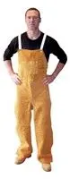 Tillman 5300 Brown Leather Split-Leg Bib Apron – 54 in, Heavy-Duty Construction