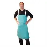 Tillman 6236 Green Flame-Resistant Bib Apron – 24″ x 36″