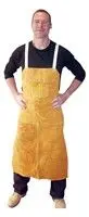 Tillman Model 4248 Heavy-Duty Bib Apron – 24″ x 48″, Brown Full-Grain Leather (Single Unit)