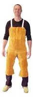 Tillman Model 4342 Mid-Length Bib Apron – 24″ x 42″, Brown Leather with Split-Leg Cut (Single Unit)