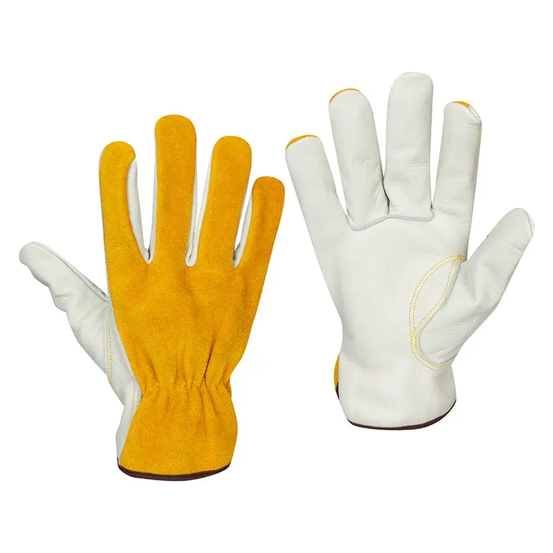 Tillman Top Grain Leather Palm & Split Cowhide Back Drivers Gloves (1417)