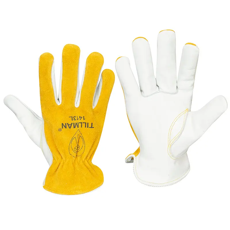Tillman Top-Grain Palm & Split Cowhide Back Driver Gloves (1413)