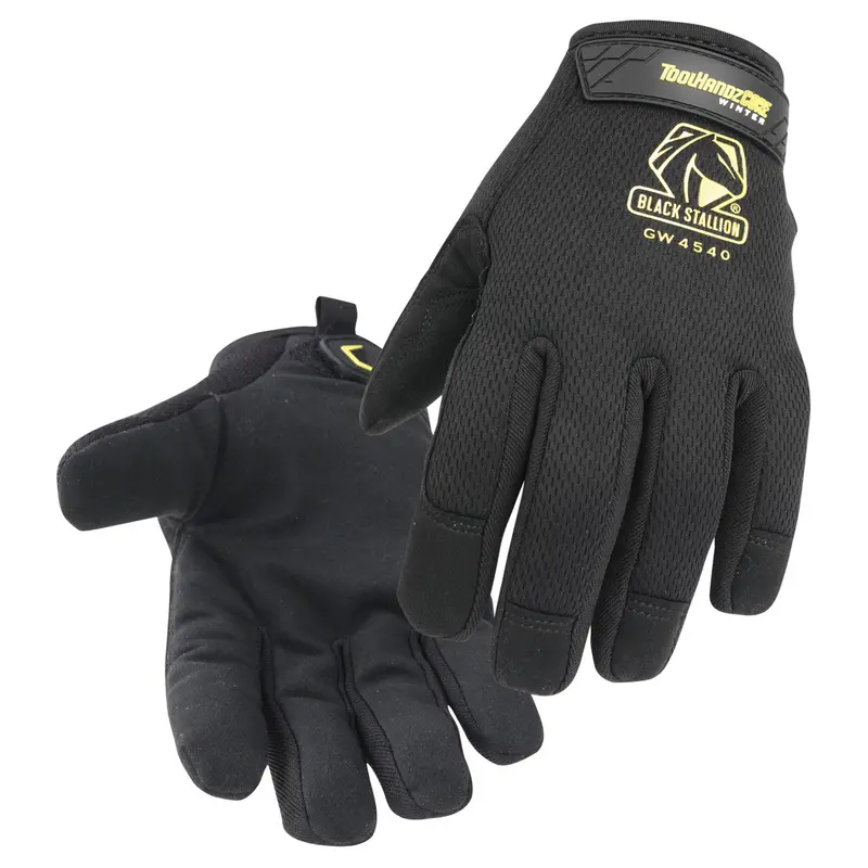 ToolHandz CORE Black Insulated Winter Mechanics Gloves – Pair