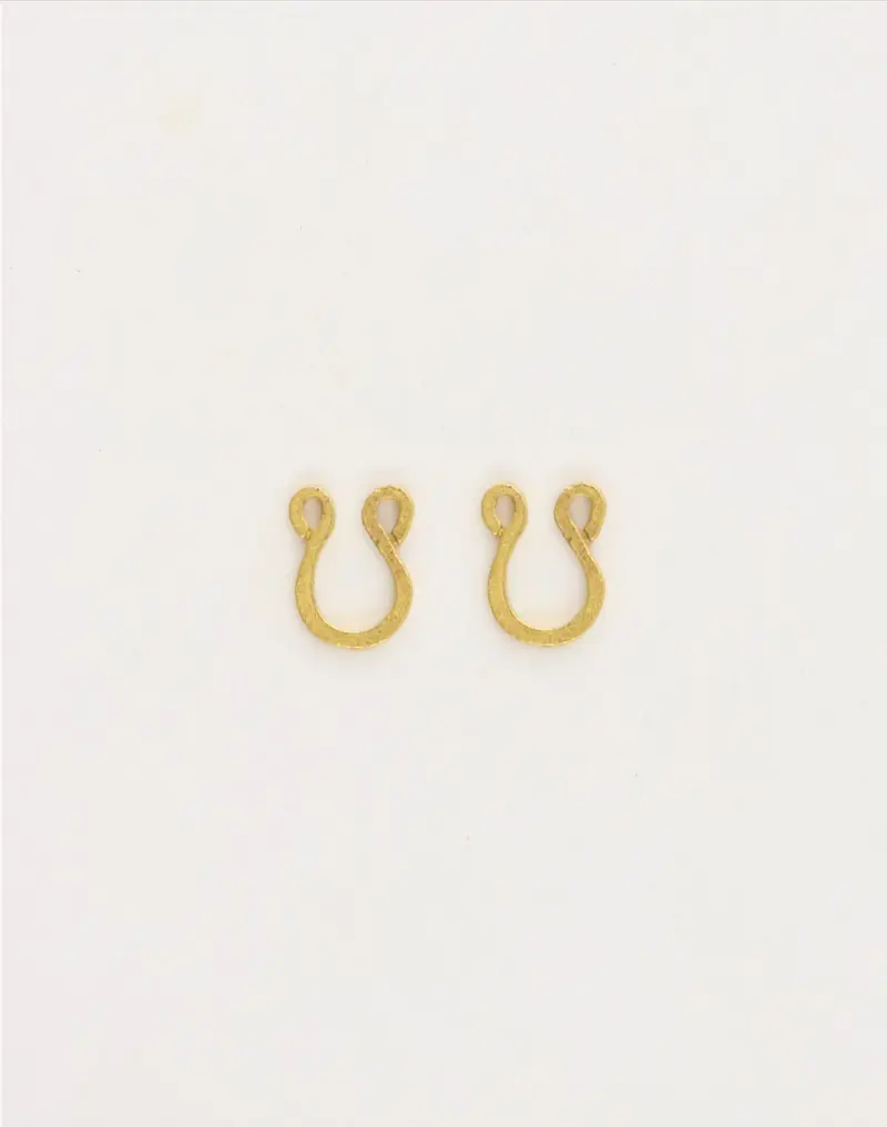 U-Shaped Eye Pin – Two 12x10mm Loop Components
