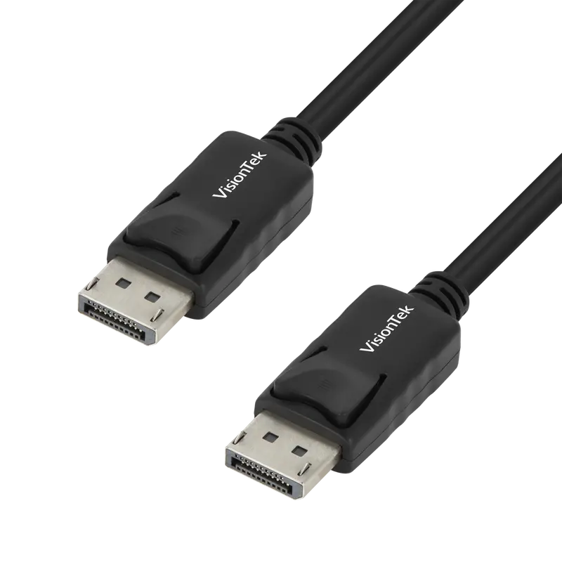 VisionTek DisplayPort 1.4 Cable – 4.5m, 8K UHD & 4K@120Hz, High-Bandwidth DP-to-DP Connection