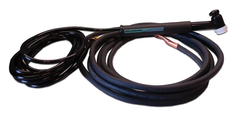 Weldmark 17F-25-2 Flexible-Head TIG Torch — 150A, Two-Piece, 25-Foot