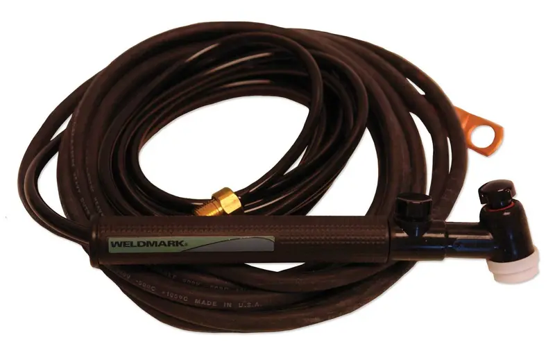 Weldmark 17V-12-2 TIG Torch — 150A, Two-Piece, 12.5-Foot, Valve-Ready