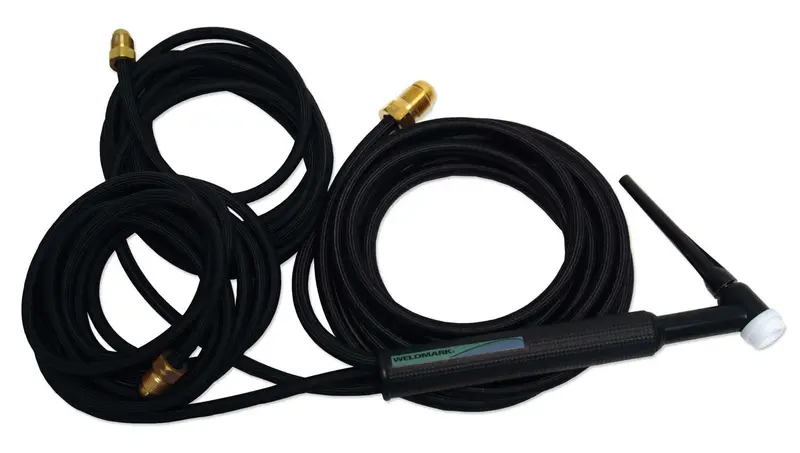 Weldmark 18-25R TIG Torch — 350A, Single-Piece, 25-Foot