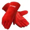 Weldmark Economy Rust Cowhide Welding Gloves – Cotton-Lined Wing Thumb, 13″, 48-Pack