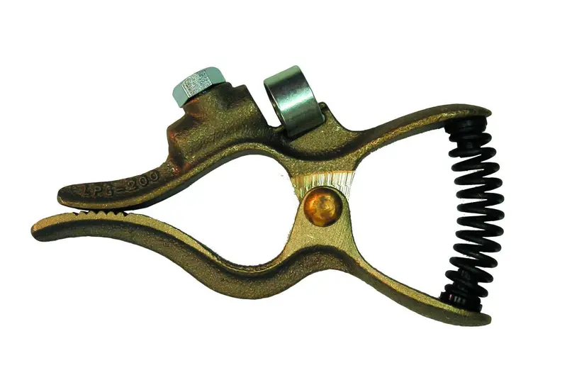 Weldmark LPG200 Curved-Jaw 200-Amp Ground Clamp