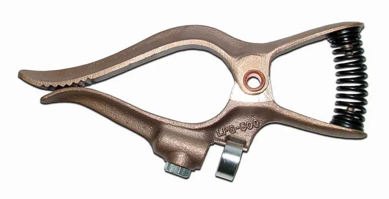 Weldmark LPG500 Curved-Jaw 500-Amp Ground Clamp
