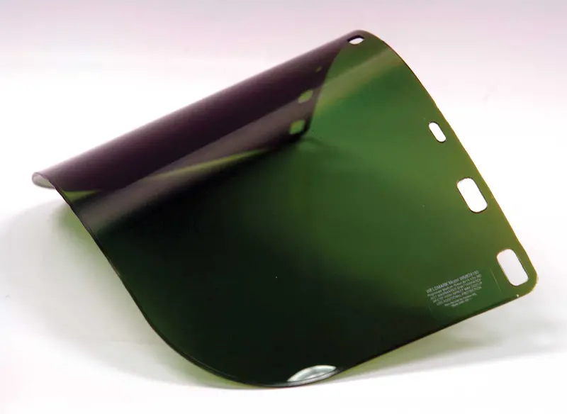 Weldmark WM828150 Medium Green Welding Visor – 8″ × 15.5″ × 0.060″, Model IM9P6FM (50-Pack)