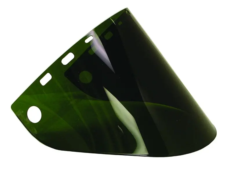 Weldmark WM831020 Dark Green Welding Visor – 10″ × 20″ × 0.060″, Model IM21P6FD (50-Pack)