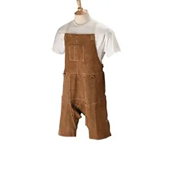 Weldmark WM883420 Leather Split-Leg Welding Apron – 24″ × 36″, Compact Design (36-Pack)