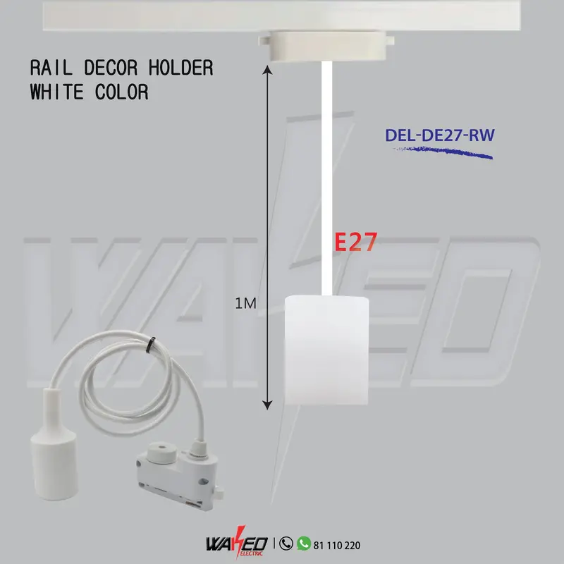 White E27 Lamp Holder