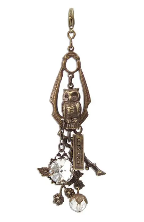 Wisdom-Themed Sentiment Charm – Handcrafted Keepsake