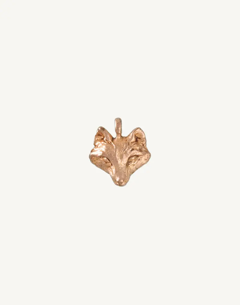 Wolf Charm – 19.5×18.5mm Wild Spirit Pendant (Single Piece)
