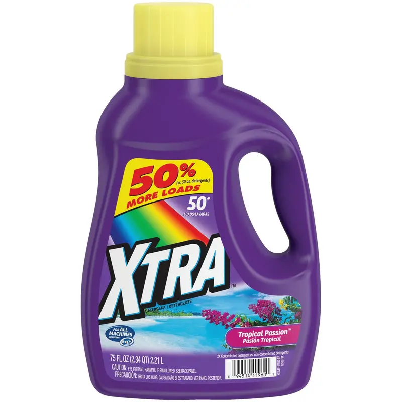 Xtra Tropical Passion Liquid Laundry Detergent — 75 Oz. Bottle 1