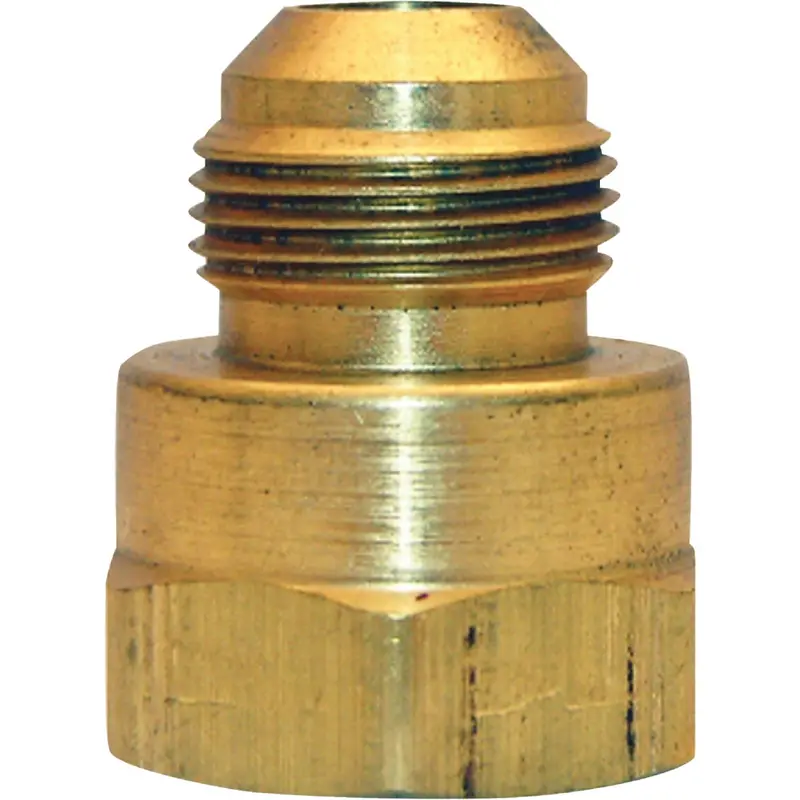 Lasco 15/16-Inch Male × 1/2-Inch Female Brass Flare Adapter 1