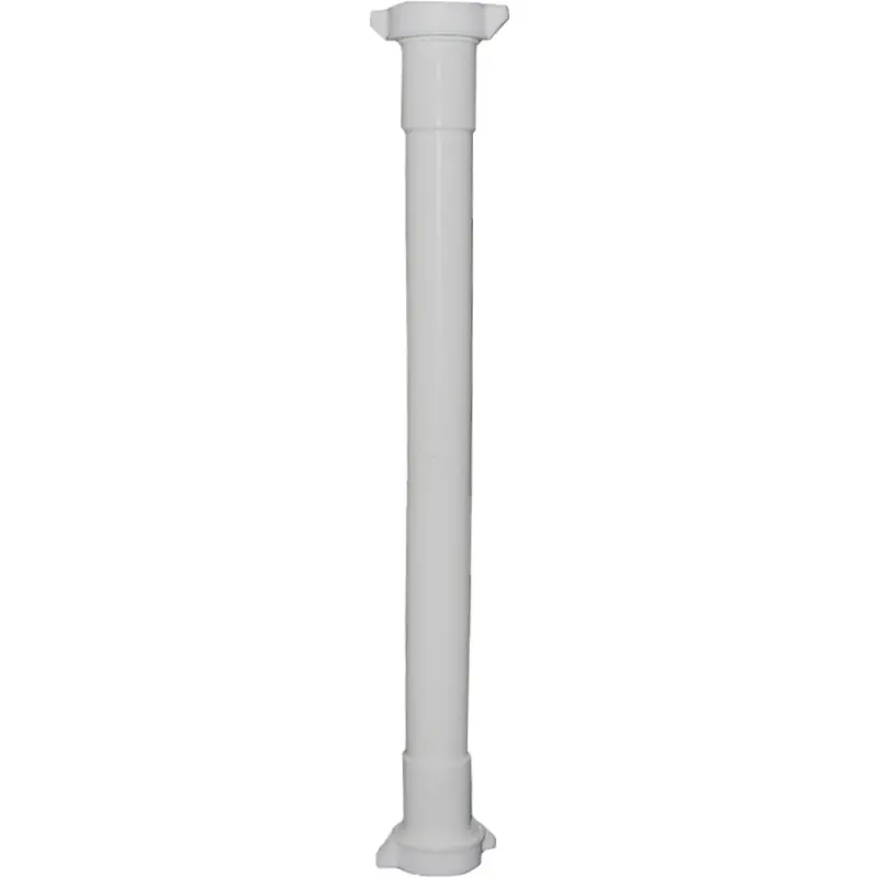 Lasco White Plastic Double-Ended Extension Tube – 1.25" Od × 16" Length 1