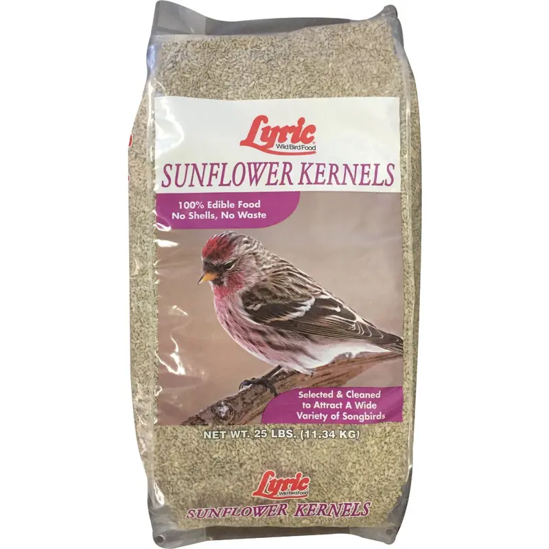 Lyric Sunflower Kernels — 25 Lb Bulk Bag, Premium Birdseed Blend 1