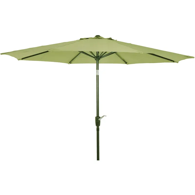 Outdoor Expressions Sage Patio Umbrella – 9 Ft. Aluminum Frame With Tilt & Crank Mechanism 1