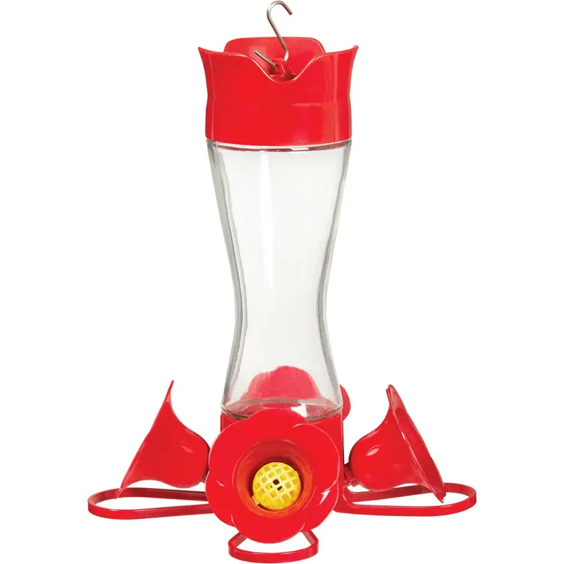 Perky-Pet 8-Ounce Glass Hummingbird Feeder With Ant Moat 1