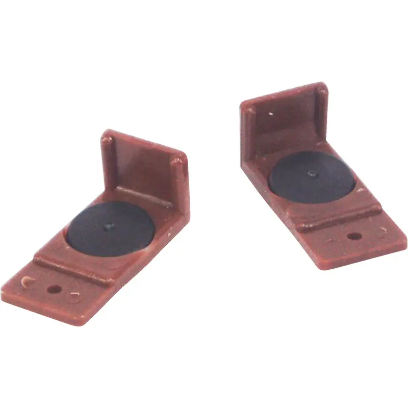 United States Hardware Brown Plastic Drawer Glides – 1-3/4", Two-Pack 1