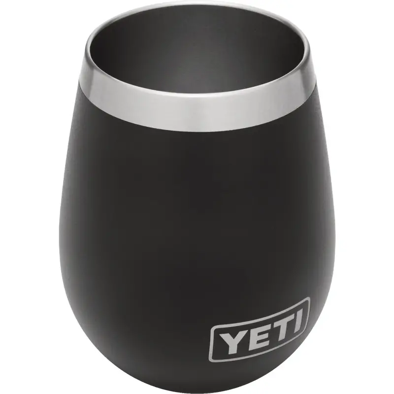 Yeti Rambler 10 Oz Stainless Steel Insulated Wine Tumbler – Matte Black Finish 1